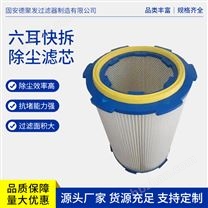 法蘭式除塵器濾芯阻燃工業(yè)濾筒 精密過濾