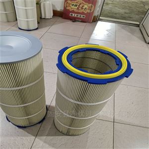 聚酯纤维PTFE覆膜六耳快拆除尘滤芯325*1000