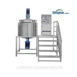 SXL-1000L双层加热搅拌锅 均质混合搅拌罐