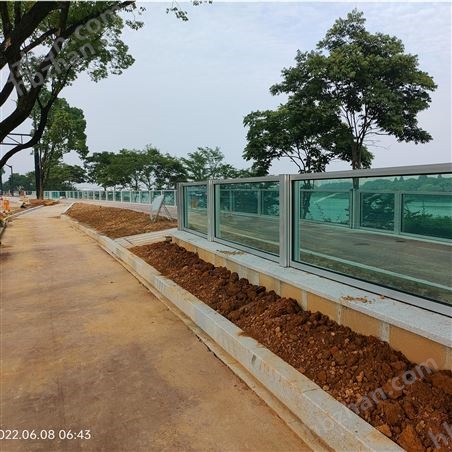 大壩景觀(河道)玻璃防洪墻