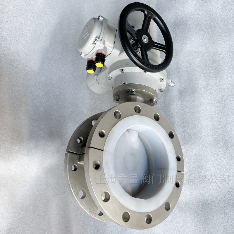 智能一体化电动不锈钢衬氟蝶阀