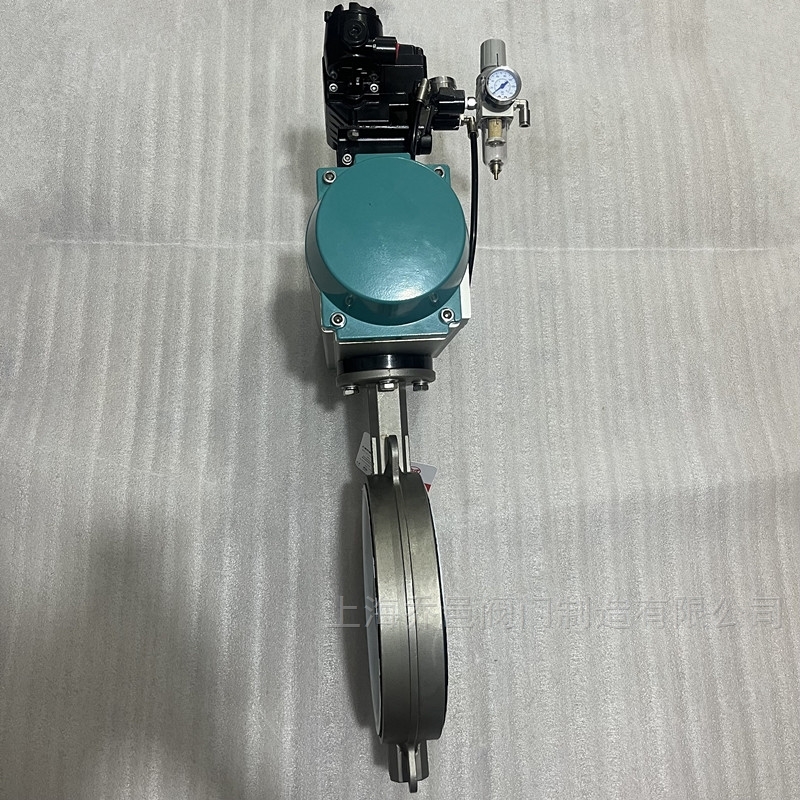 气动不锈钢调节型蝶阀 带控制箱调节型气动蝶阀